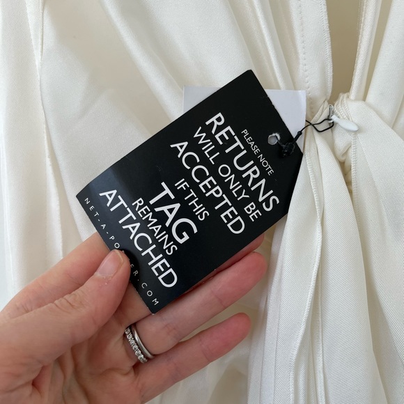 LANVIN silk gown French 34 NWT - Picture 13 of 16